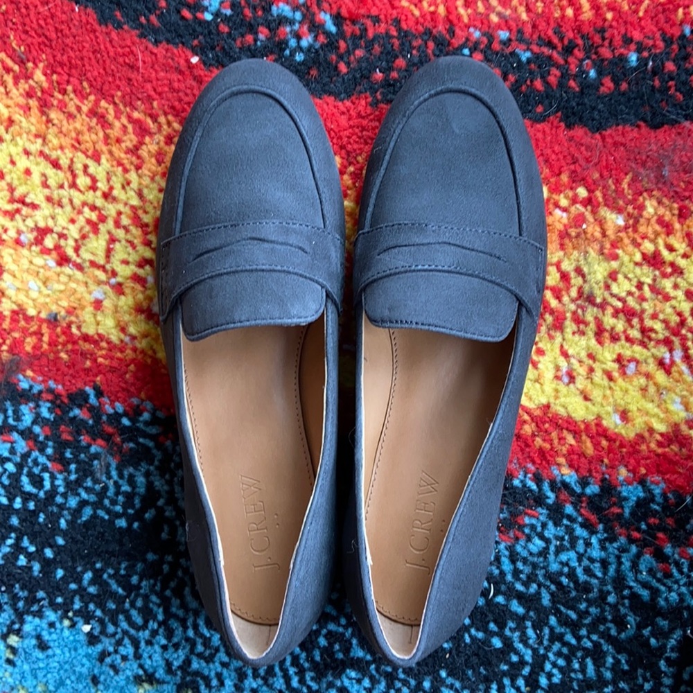 J. Crew Suede penny loafers size 6 NIB